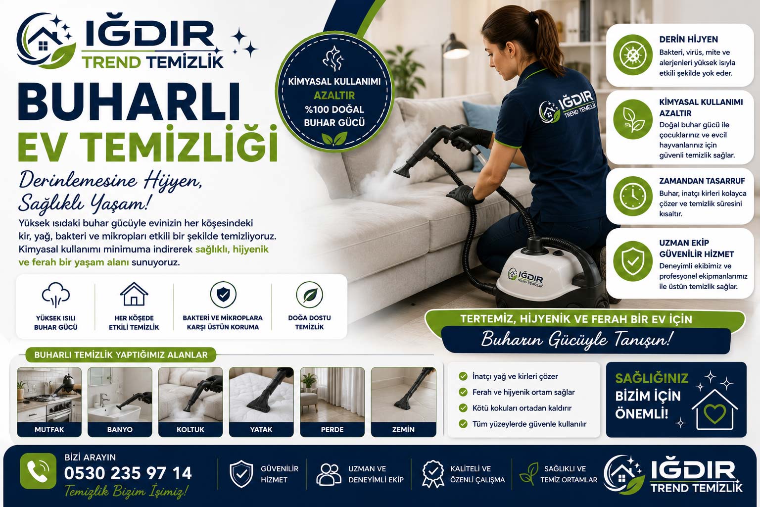 Buharlı Ev Temizliği