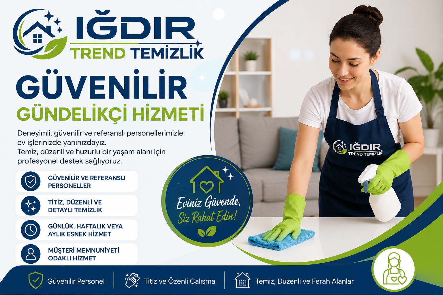 Güvenilir Gündelikçi Hizmeti